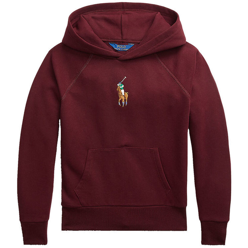Polo Ralph Lauren Hættetrøje - Bordeaux m. Logo