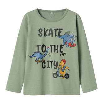 Name It Bluse - NmmPlasse - Iceberg Green