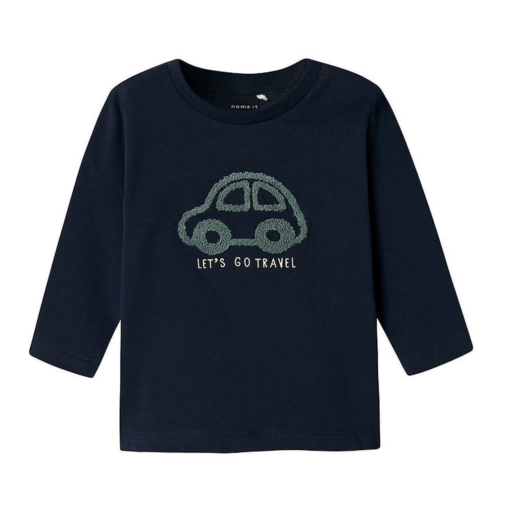 Name It Bluse - NbmShino - Dark Sapphire m. Print