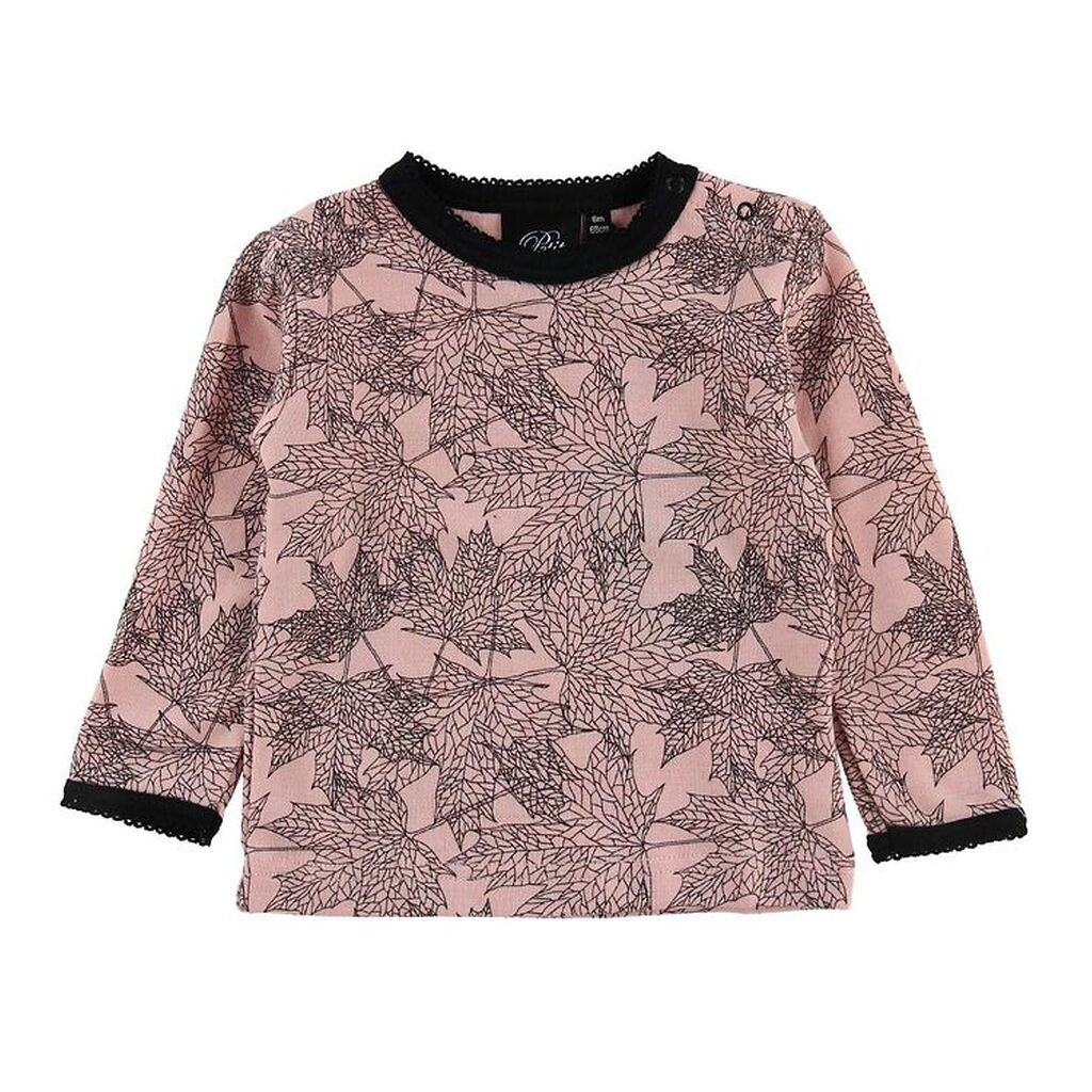 Petit by Sofie Schnoor Bluse - Uld/Bomuld - Pudder m. Blade