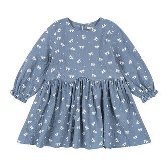 Konges Sløjd Kjole - Vida - Boucle Blue