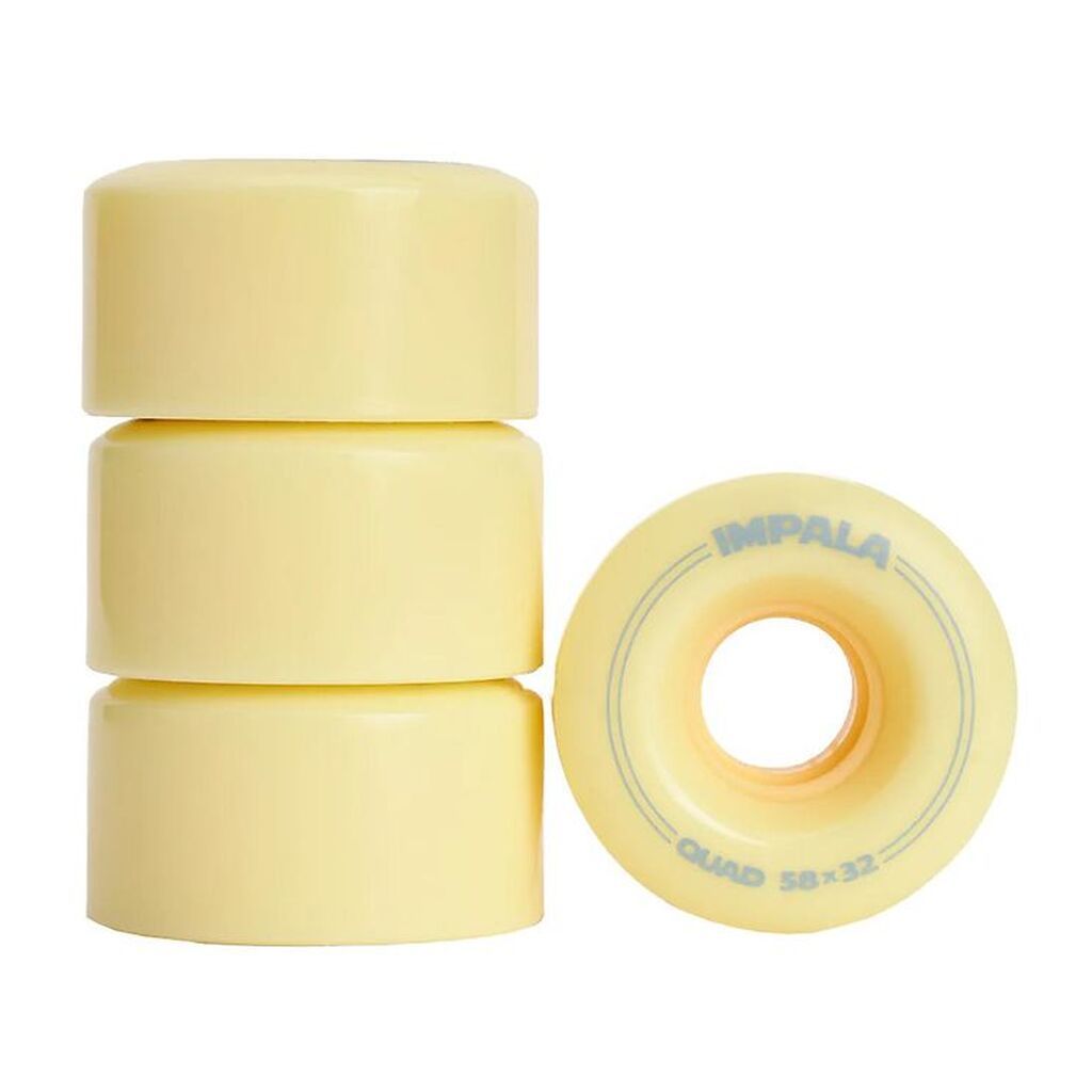 Impala Hjul - 4-pak - 58 mm - Pastel Yellow
