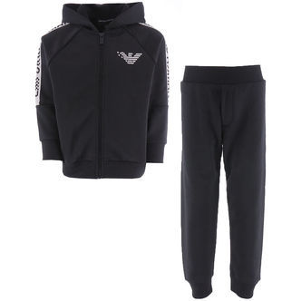 Emporio Armani Sweatsæt - Sort m. Grå