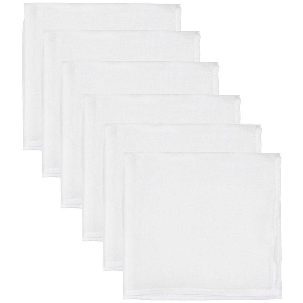 Mininor Stoflbleer - 70x70 cm - 8-pak - Hvid