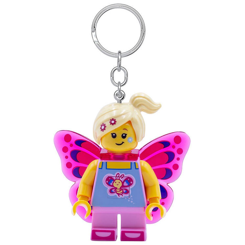 LEGOÂ® Nøglering m. Lommelygte - LEGOÂ® Butterfly Girl