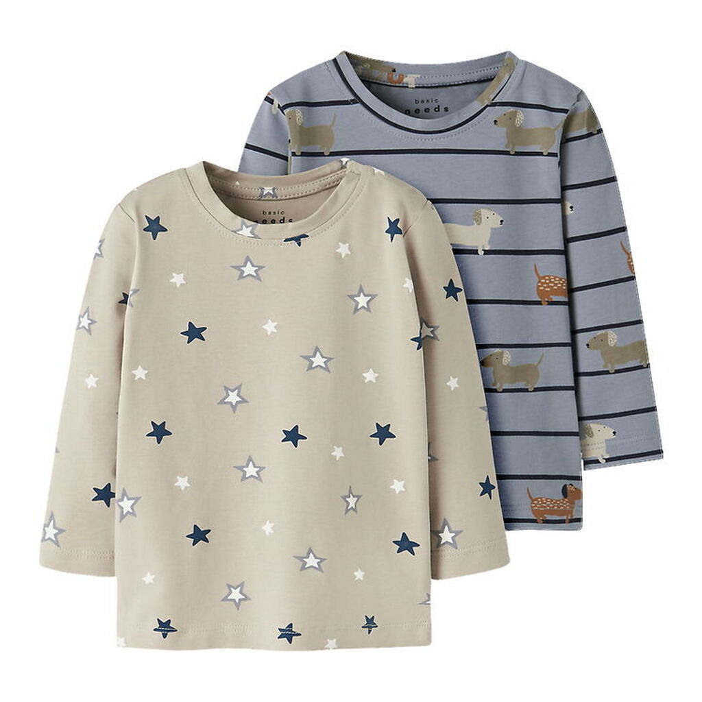 Name It Bluse - 2-pak - NbmVacion - Tradewinds/Island Fossil