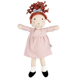 Sebra Dukke - Stof - 43 cm - Hanna