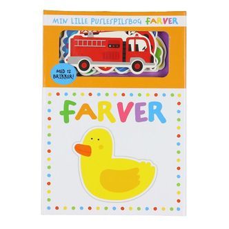 Karrusel Forlag Aktivitetsbog - Min Lille Puslespilsbog - Farver