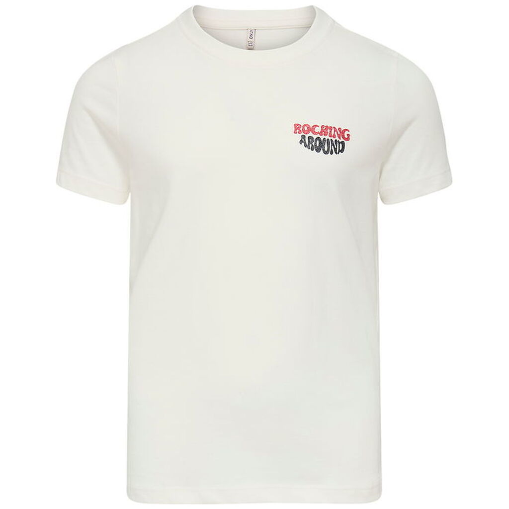 Kids Only T-shirt - KogRosie - Cloud Dancer/Rocking