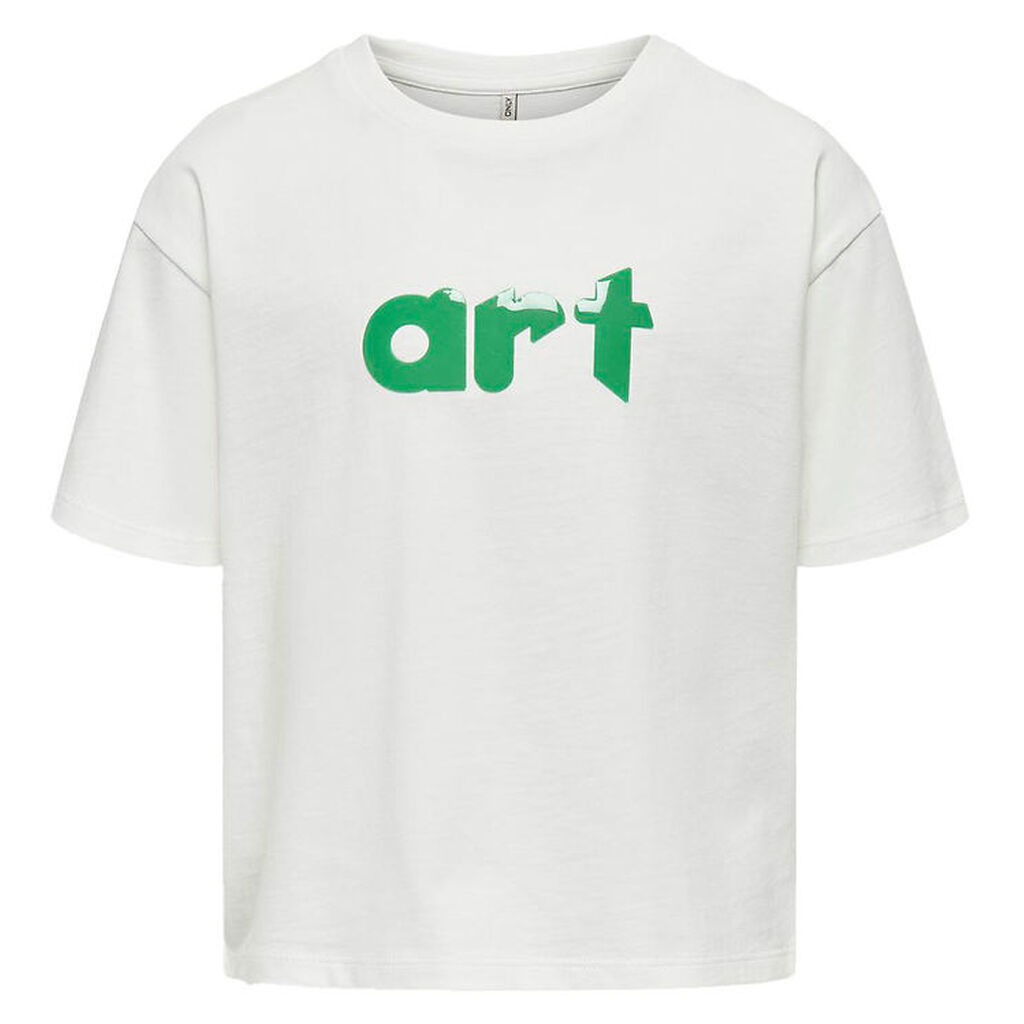 Kids Only T-shirt - KogCelia - Cloud Dancer/Art