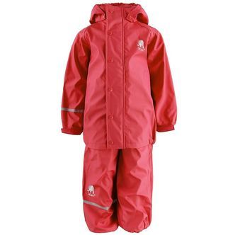 CeLaVi Regntøj m. Seler - PU - Rød