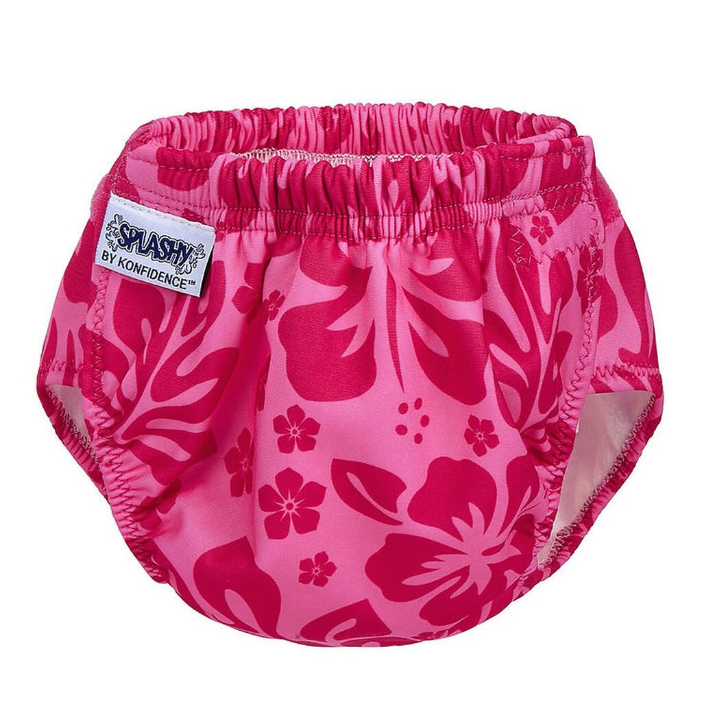 Konfidence Blebadebukser - e-Flex Splashy - Oahu Pink