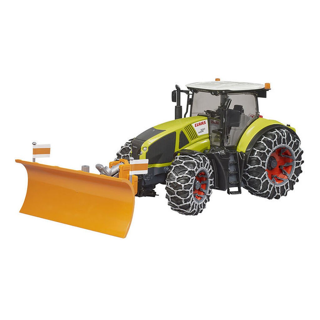 Bruder Traktor - Claas Axion 950 m. Snekæder/Sneskovl - 03018