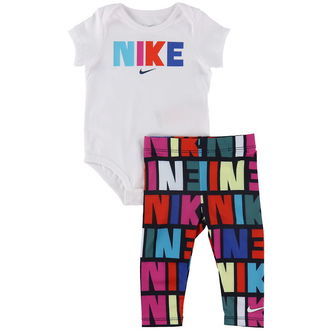 Nike Bodysæt - Leggings/Body k/æ - Obsidian