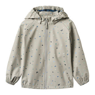 Wheat Regnjakke - PU - Chardy - Light Flint Letters