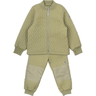 Mikk-Line Termotøj - Duvet - Coated - Gray Green