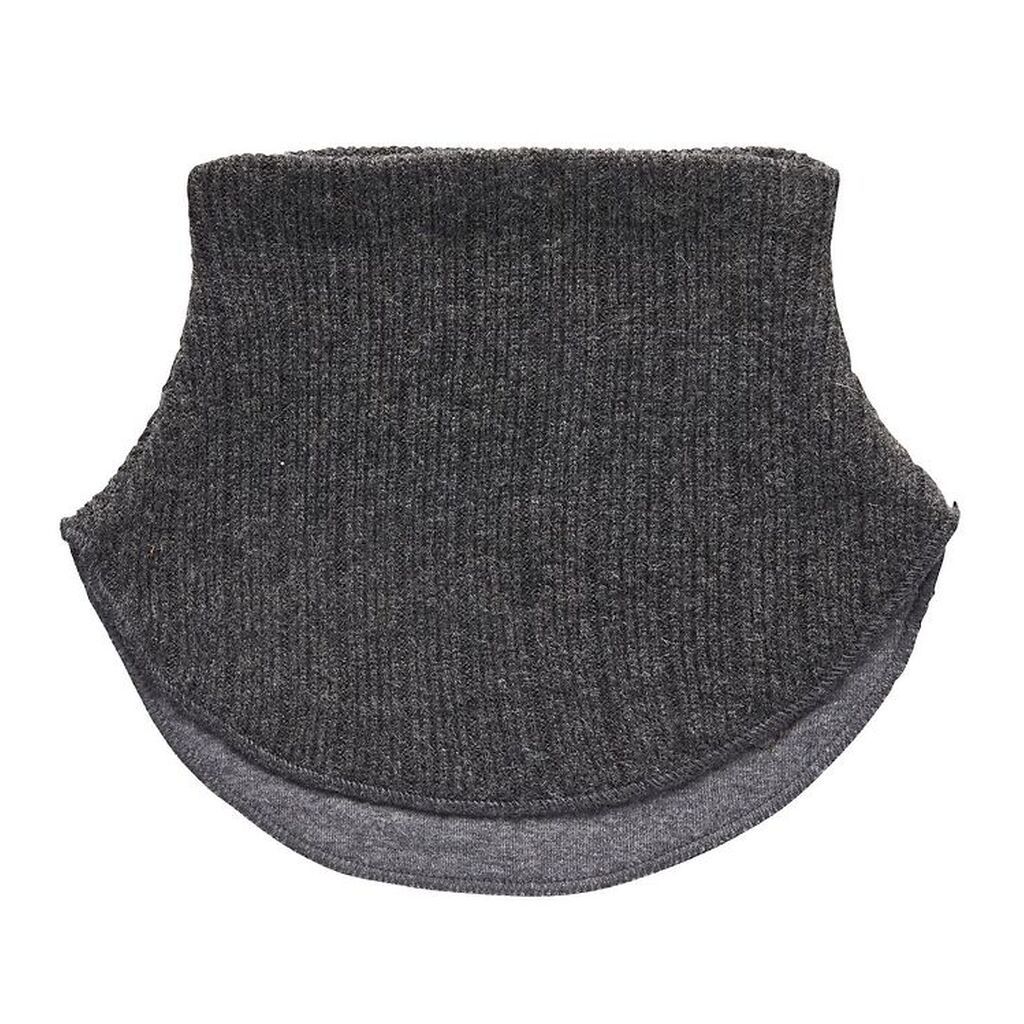 Melton Halsedisse - Uld/Bomuld - 2-lags - Gråmeleret