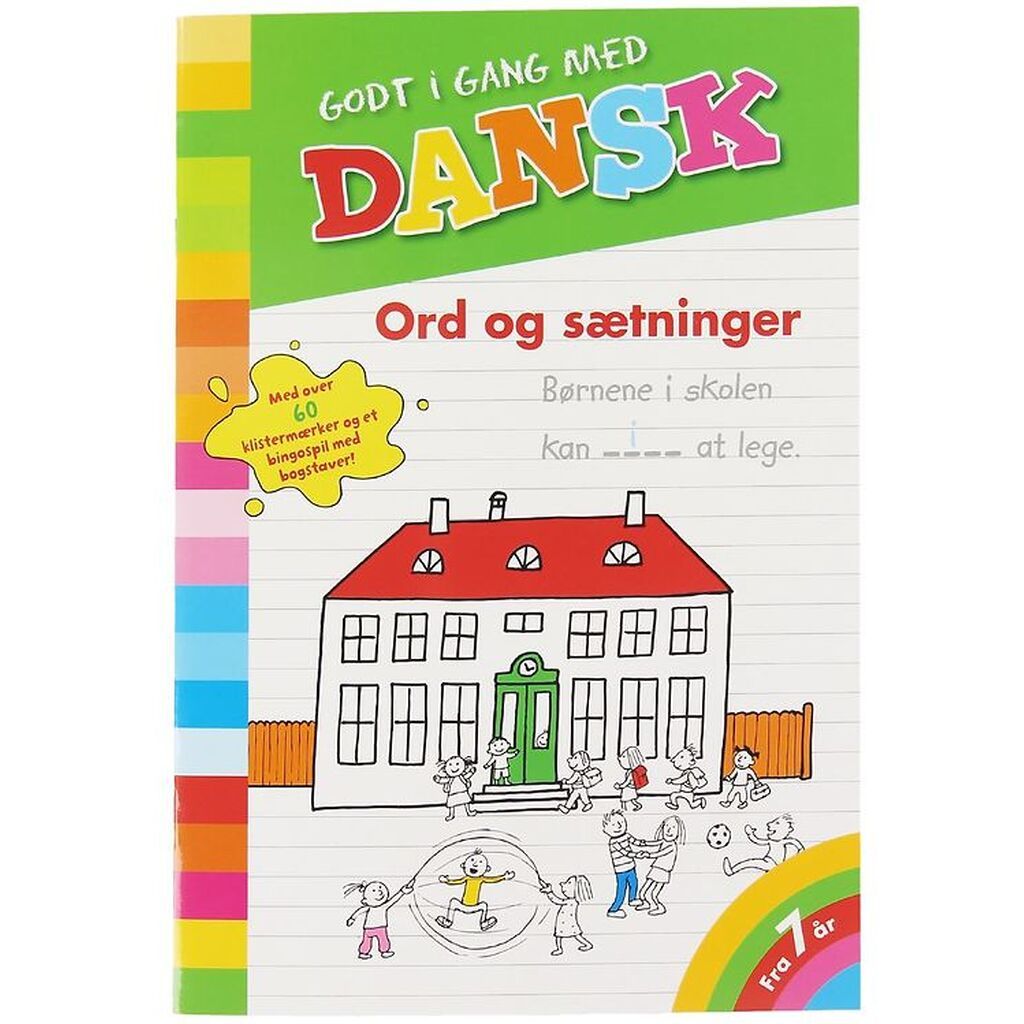 Forlaget Bolden Aktivitetsbog - Godt I Gang Med Dansk - Ord Og S