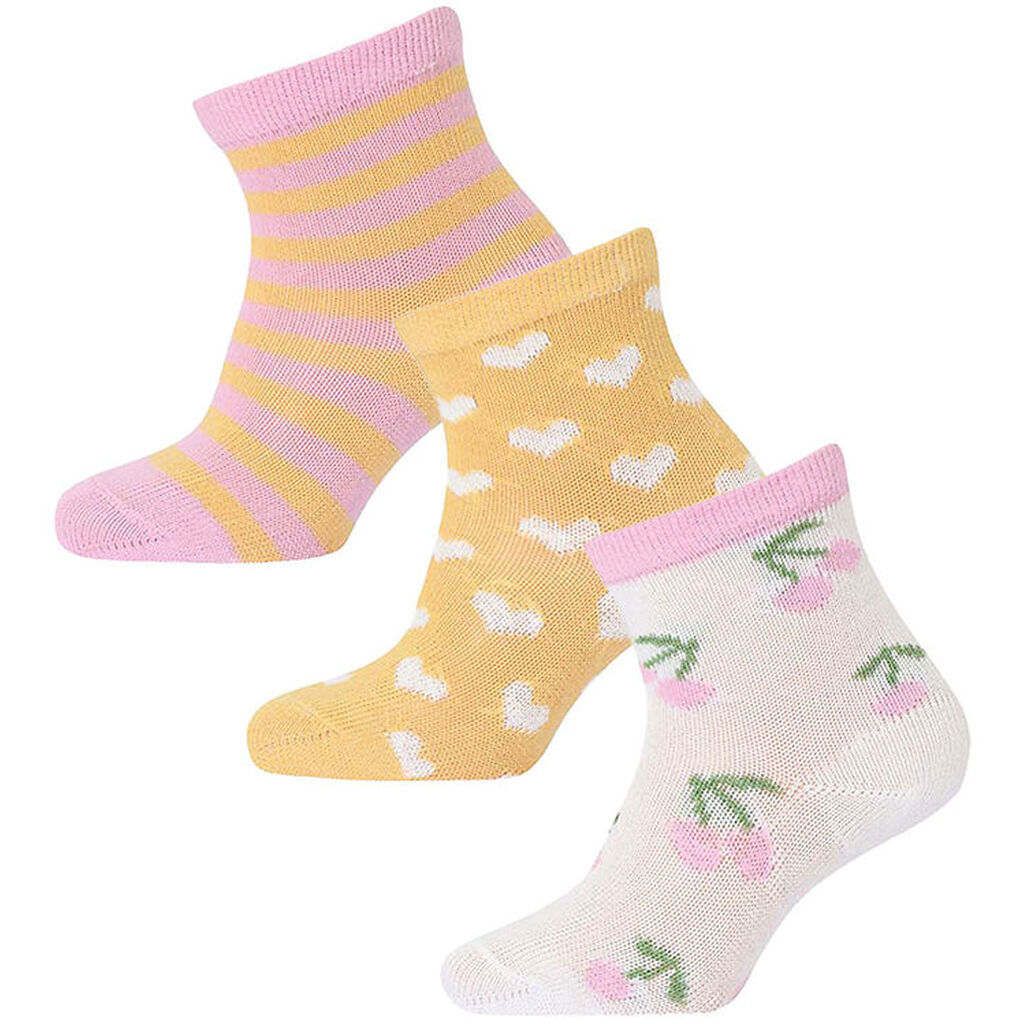 Melton Strømper - 3-Pak - Multi Colors