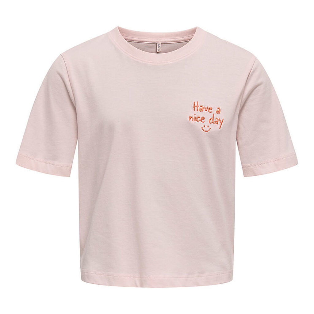 Kids Only T-shirt - KogRex - Mauve Chalk/Happy