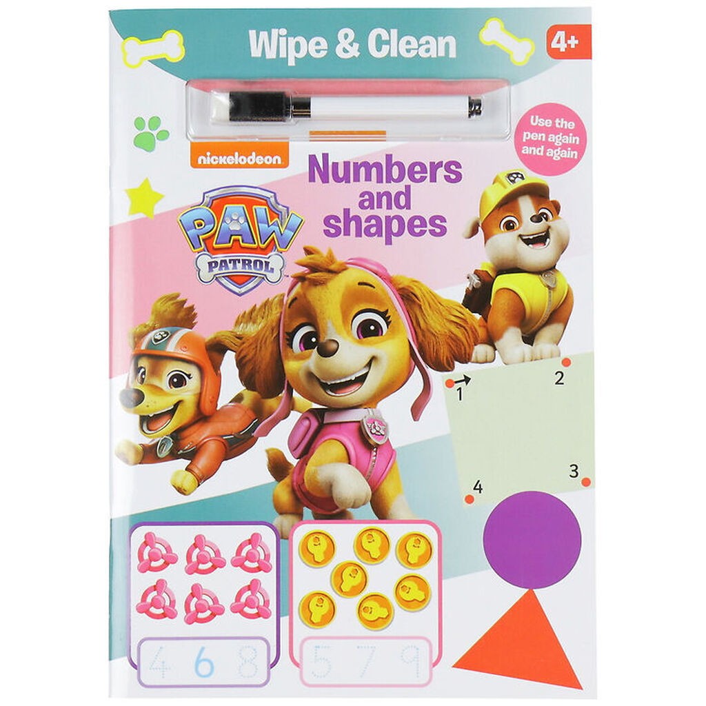 Alvilda Aktivitetsbog - Paw Patrol - Wipe & Clean