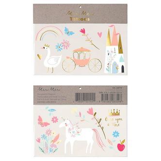 Meri Meri Tatoveringer - Large - Princess