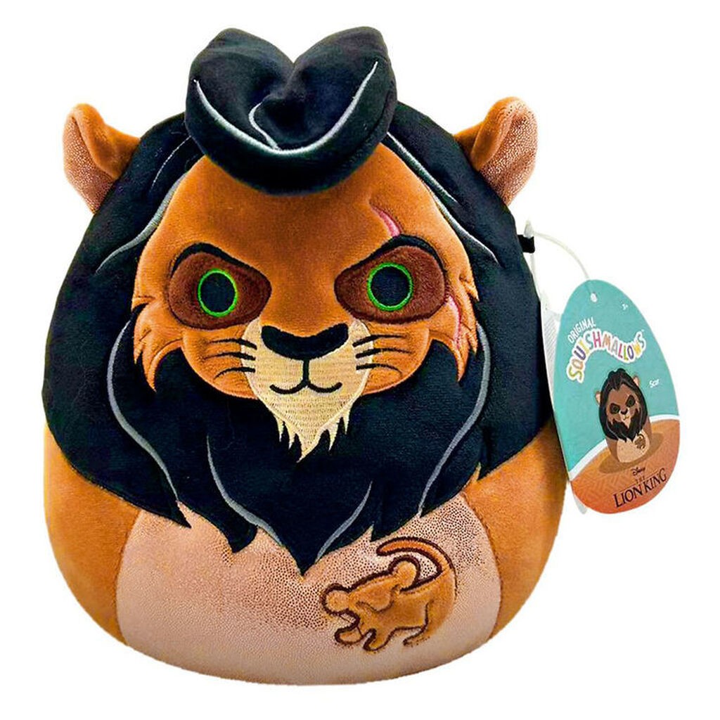 Squishmallows Bamse - 20cm - Løvernes Konge Scar