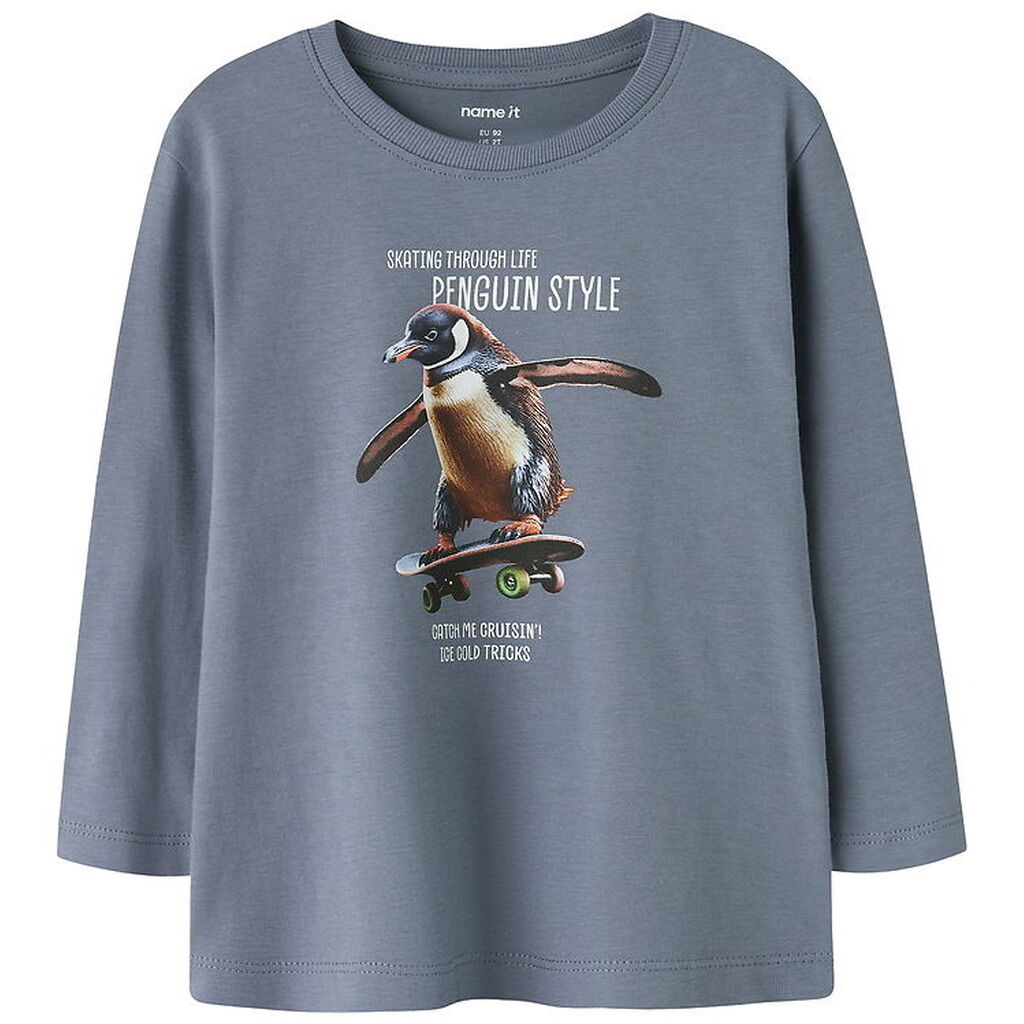 Name It Bluse - NmmVoto - Flint Stone/Penquin