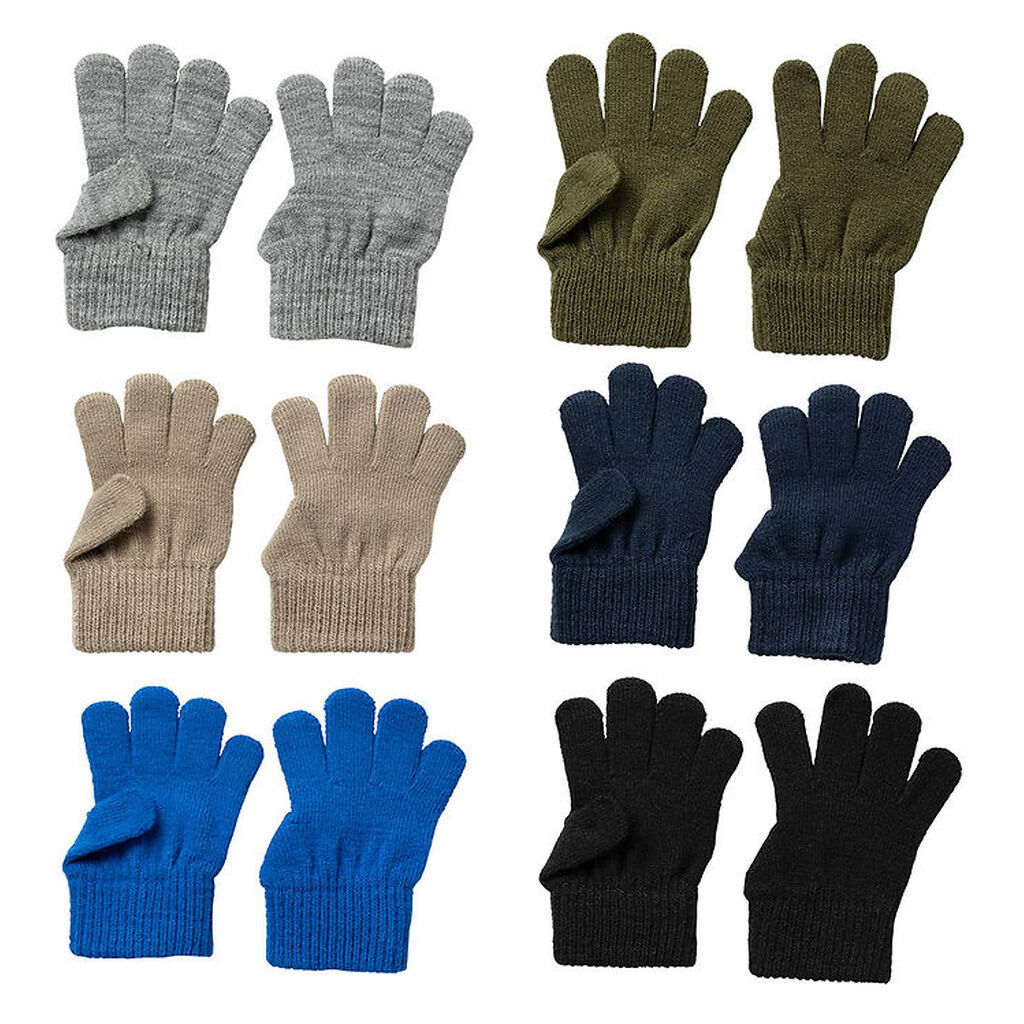 Name It Handsker - NmmMagic - 6-pak - Dark Denim/Supe Agav Dese