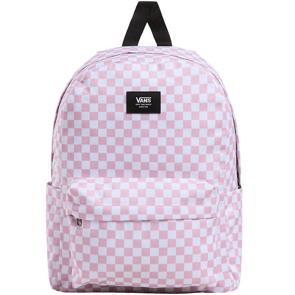 Vans Rygsæk - Old Skool Grom Check - Coral Blush