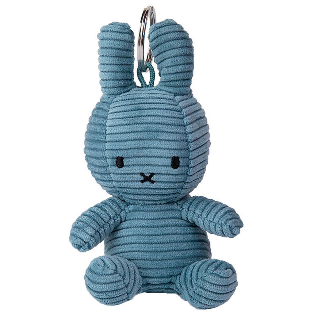 Bon Ton Toys Nøglering - 12 cm - Miffy ECO Corduroy - Aviator Bl