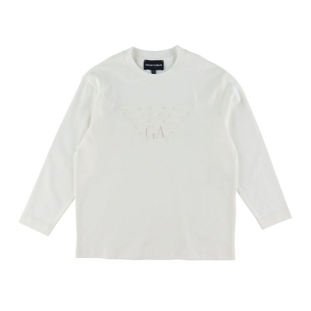 Emporio Armani Bluse - Hvid m. Logo