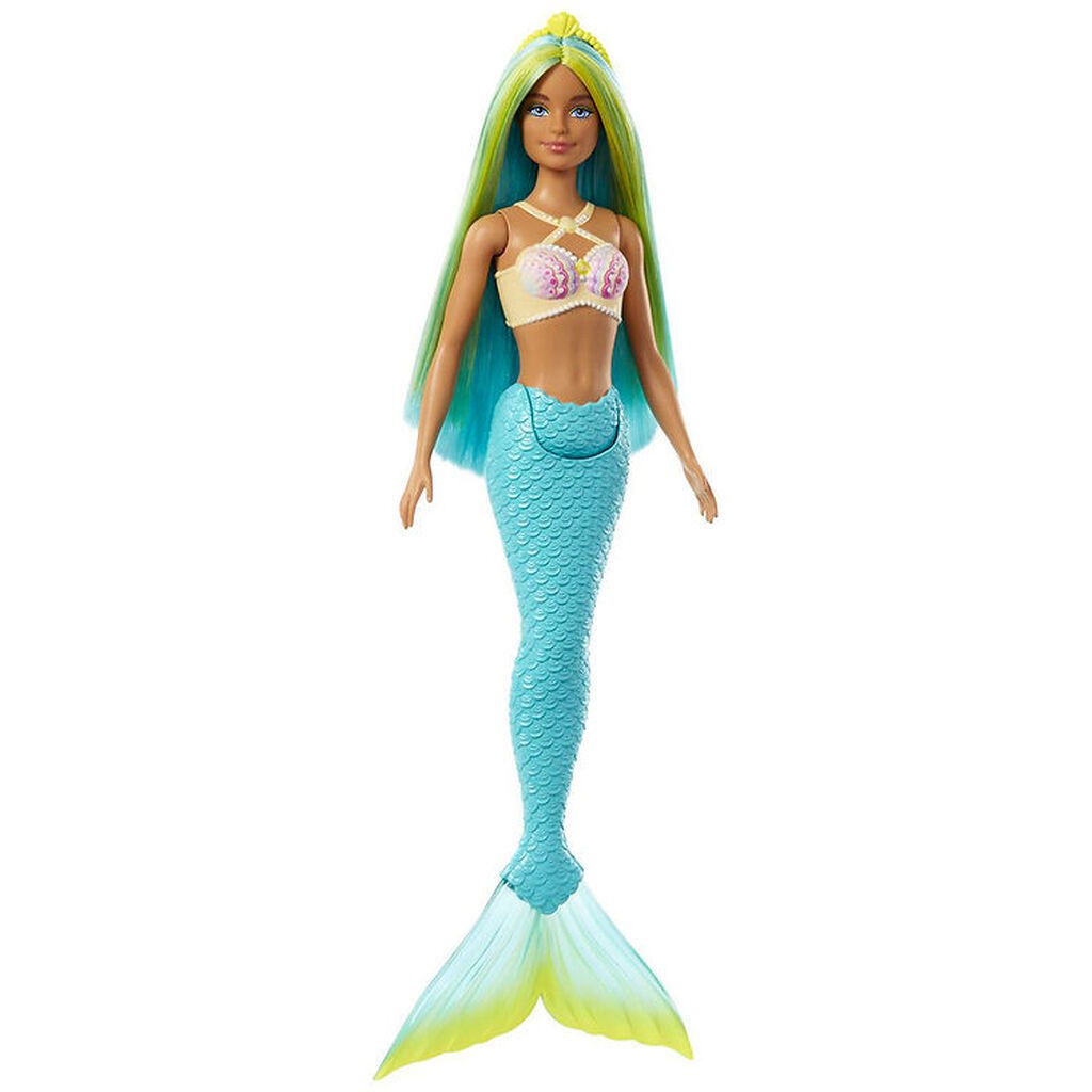 Barbie Dukke - 30 cm - Core - Havfrue - Blå/Grøn