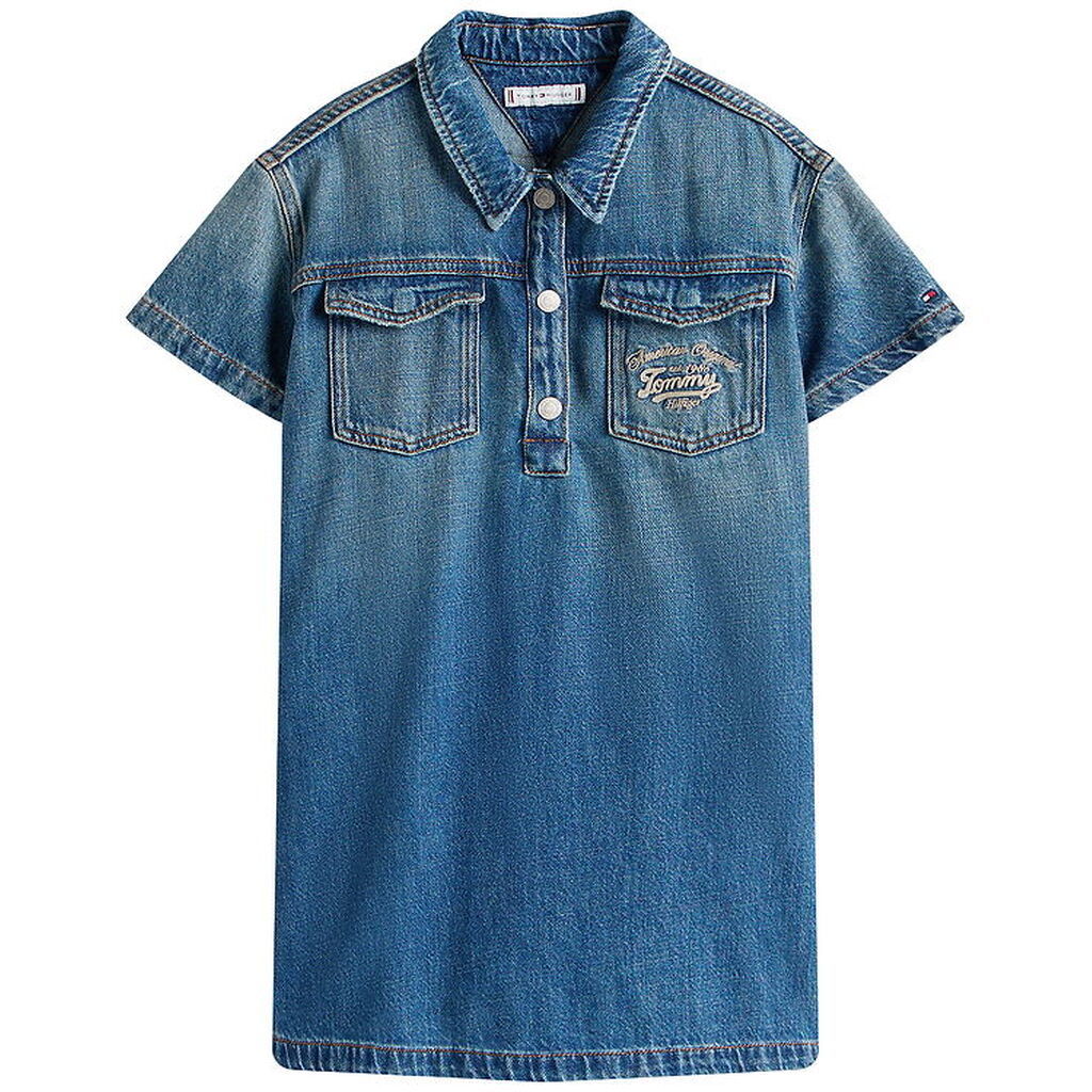 Tommy Hilfiger Denimkjole - Island Blue