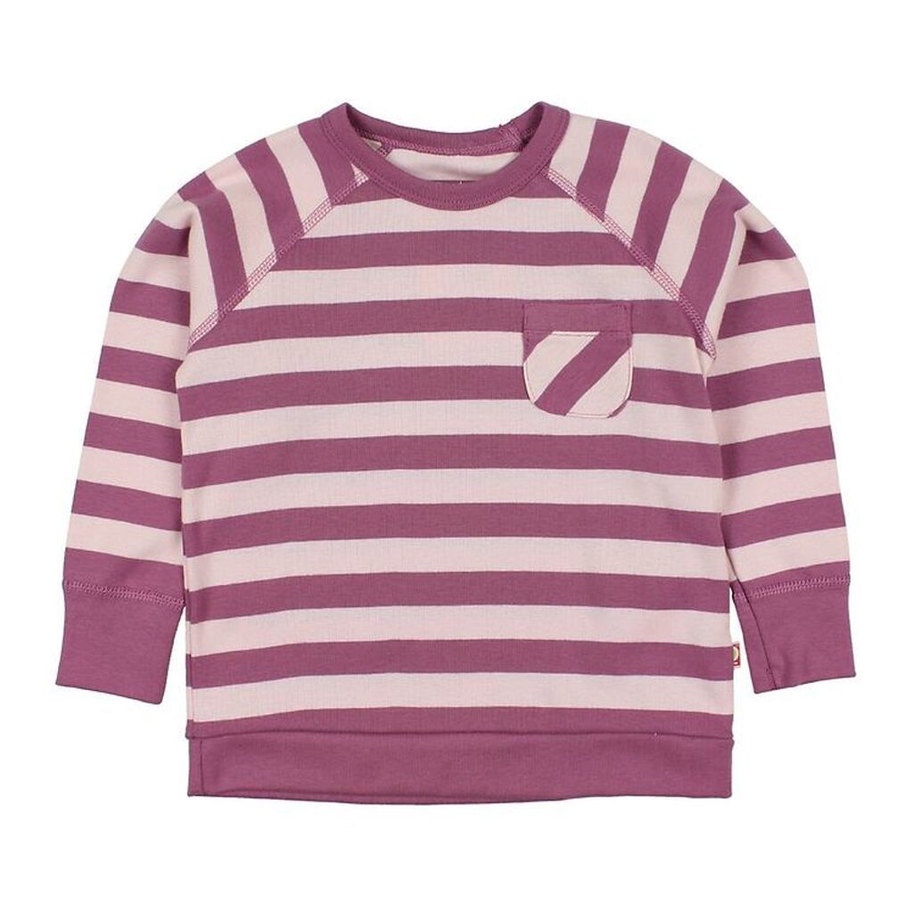 Katvig Classics Bluse - Lys Rosa/Lillastribet