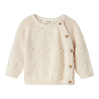 Lil' Atelier Bluse - Strik - NbfGable - Pastel Parchment