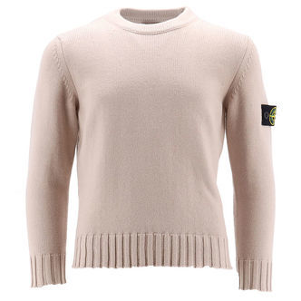 Stone Island Bluse - Strik - Natural Beige
