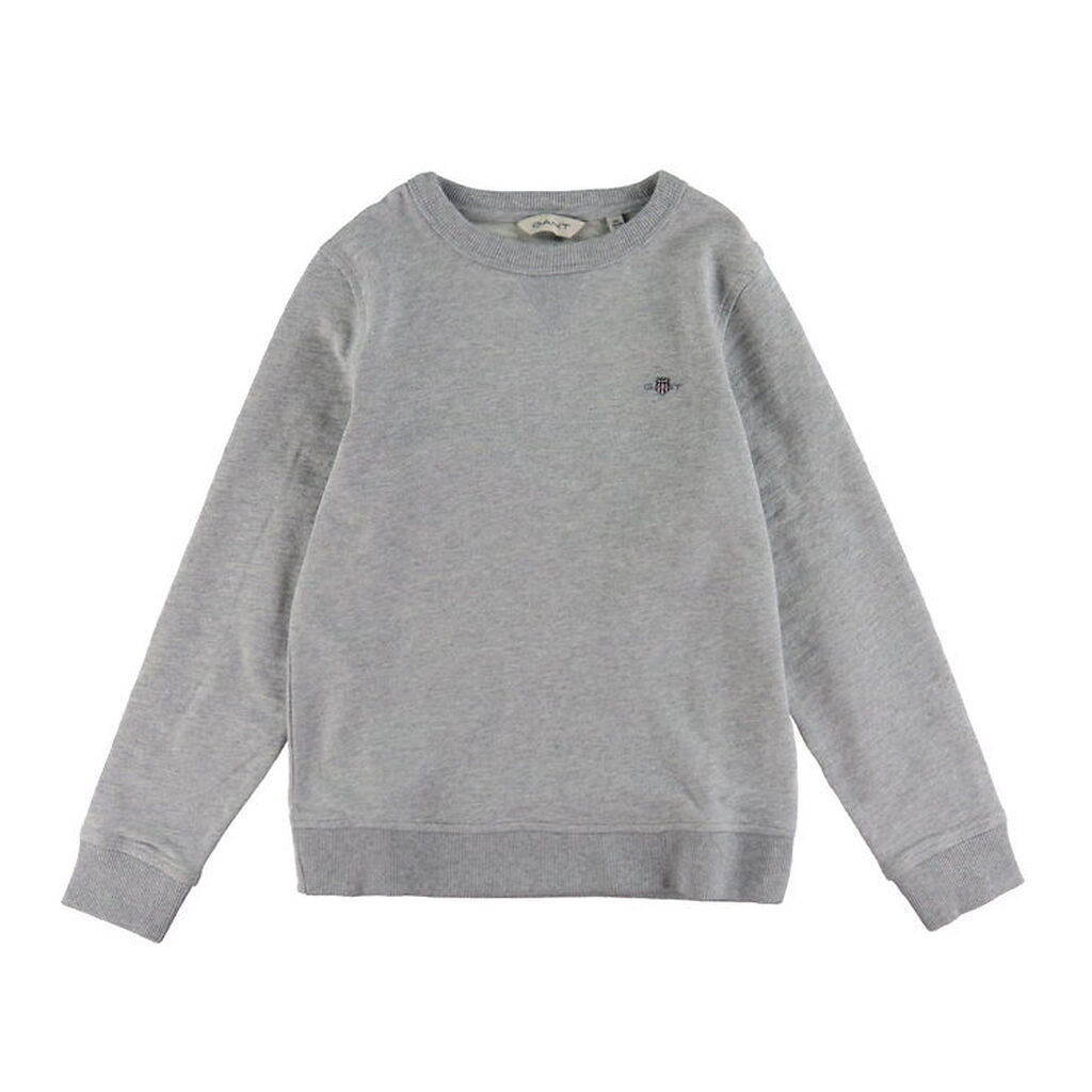 GANT Sweatshirt - Shield - Gråmeleret