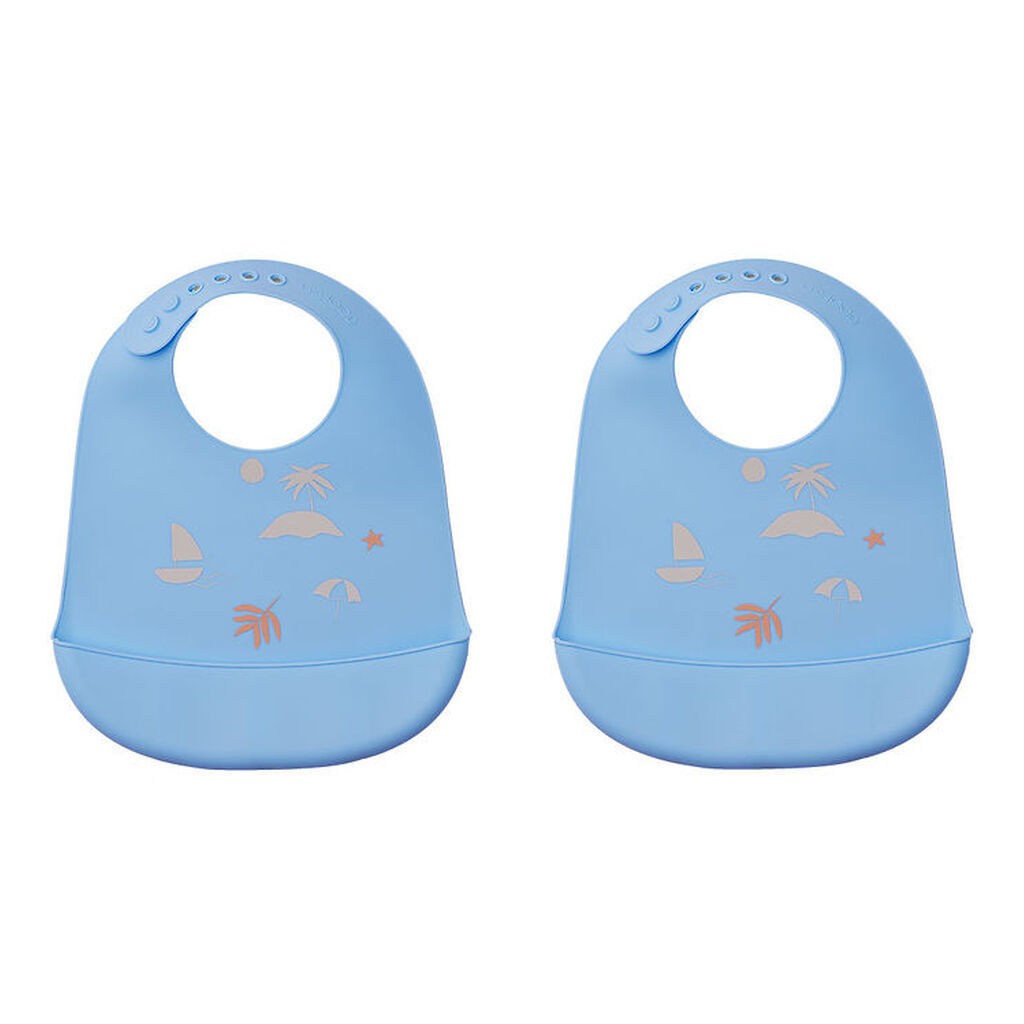 Liewood Hagesmække - Silikone - 2-pak - Tilda - Seaside Sky Blue