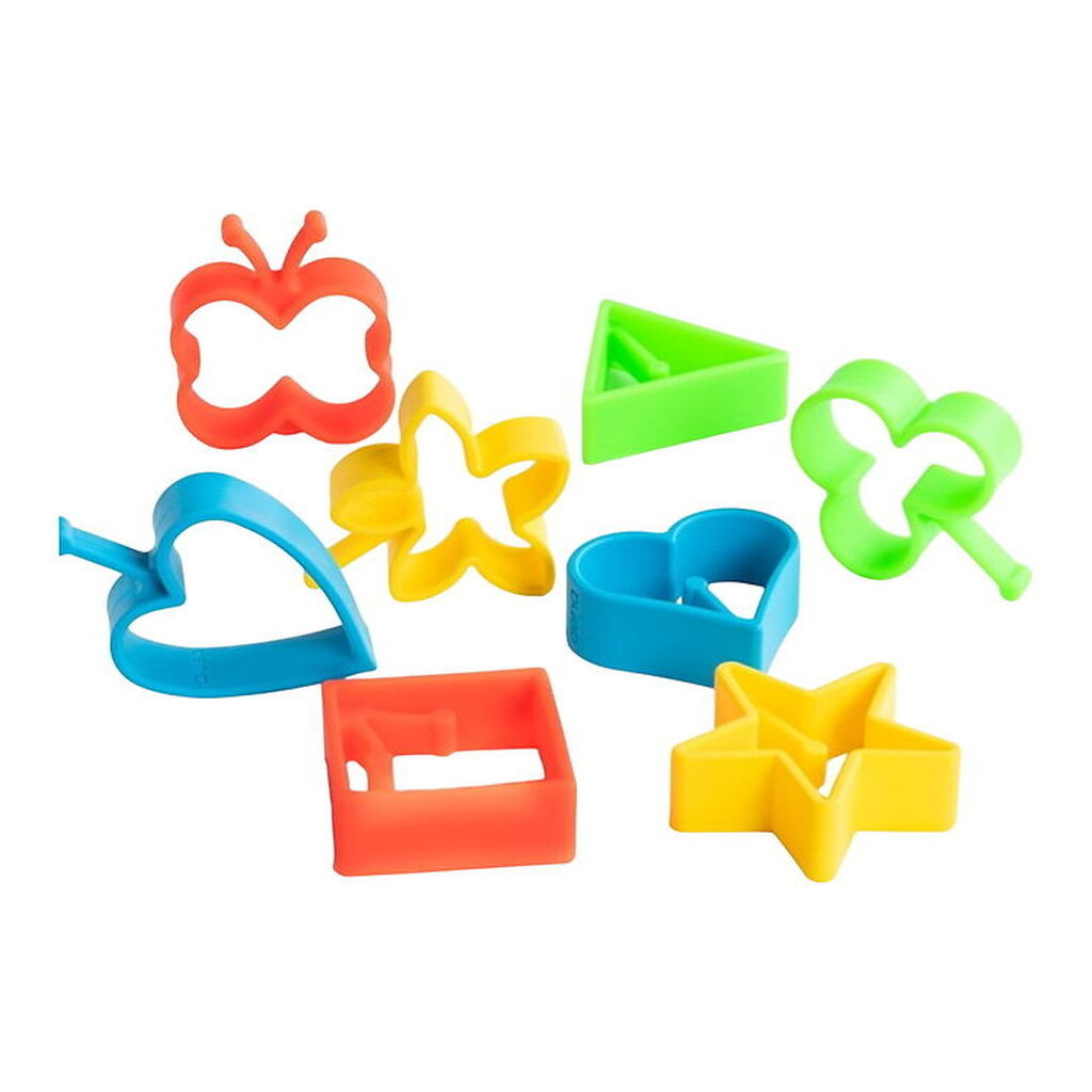 DÃ«na Aktivitetslegetøj - Silikone - Magisk Flip - 8 Dele - Neon