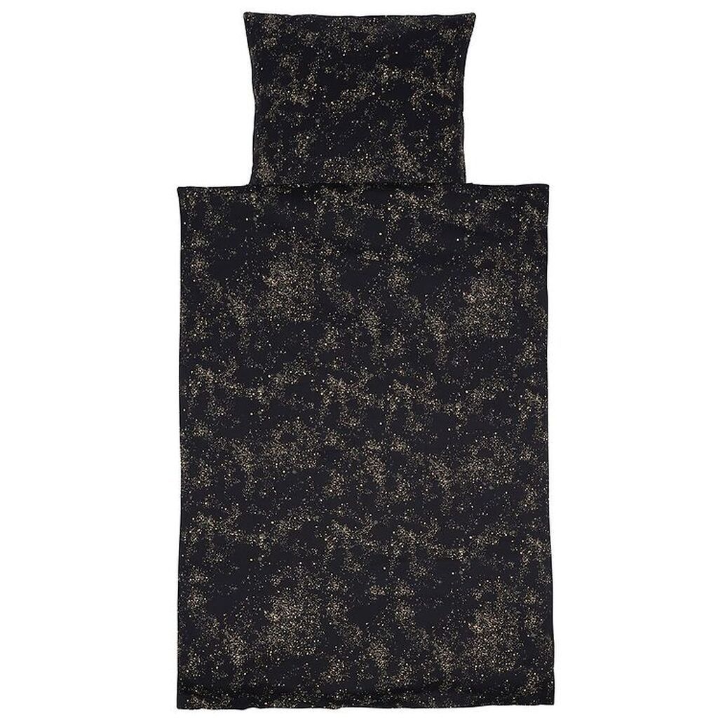 Soft Gallery Sengetøj - Baby - Mini Splash - Jet Black