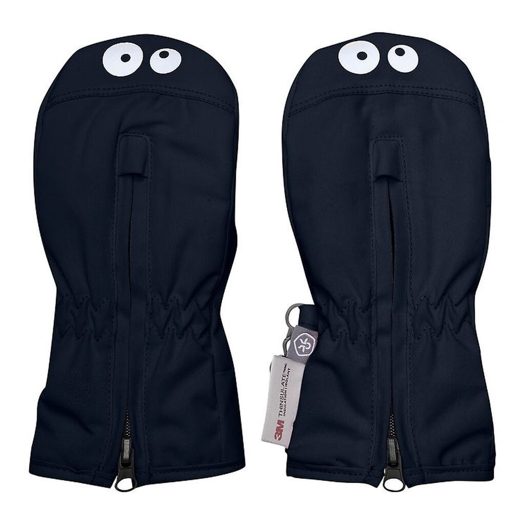 Color Kids Luffer m. Lynlås - Total Eclipse m. Øjne