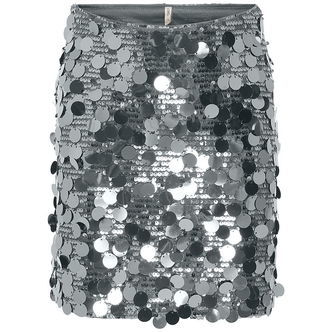 Kids Only Nederdel - KogJadel - Silver/w. Silver Sequins