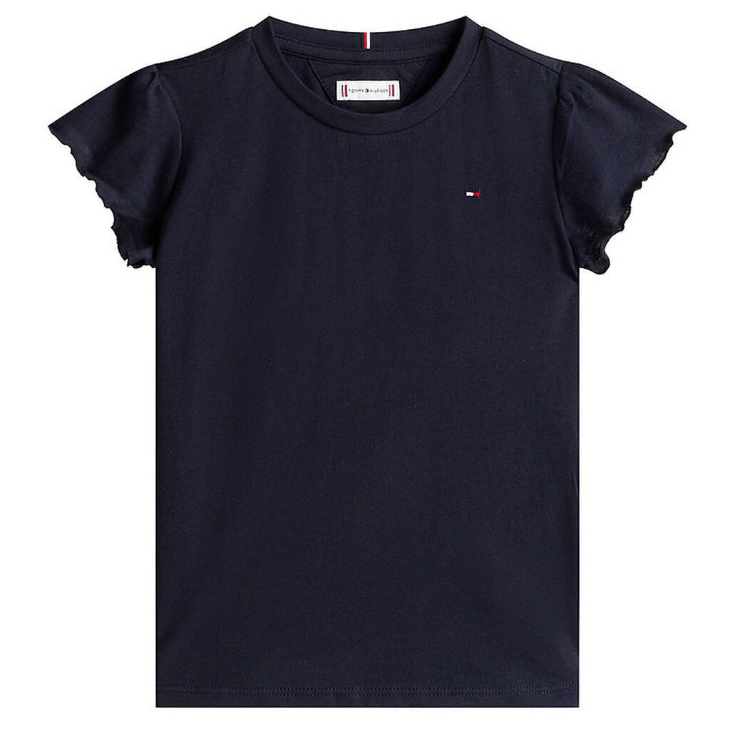 Tommy Hilfiger T-shirt - Essential Ruffle - Desert Sky Blue