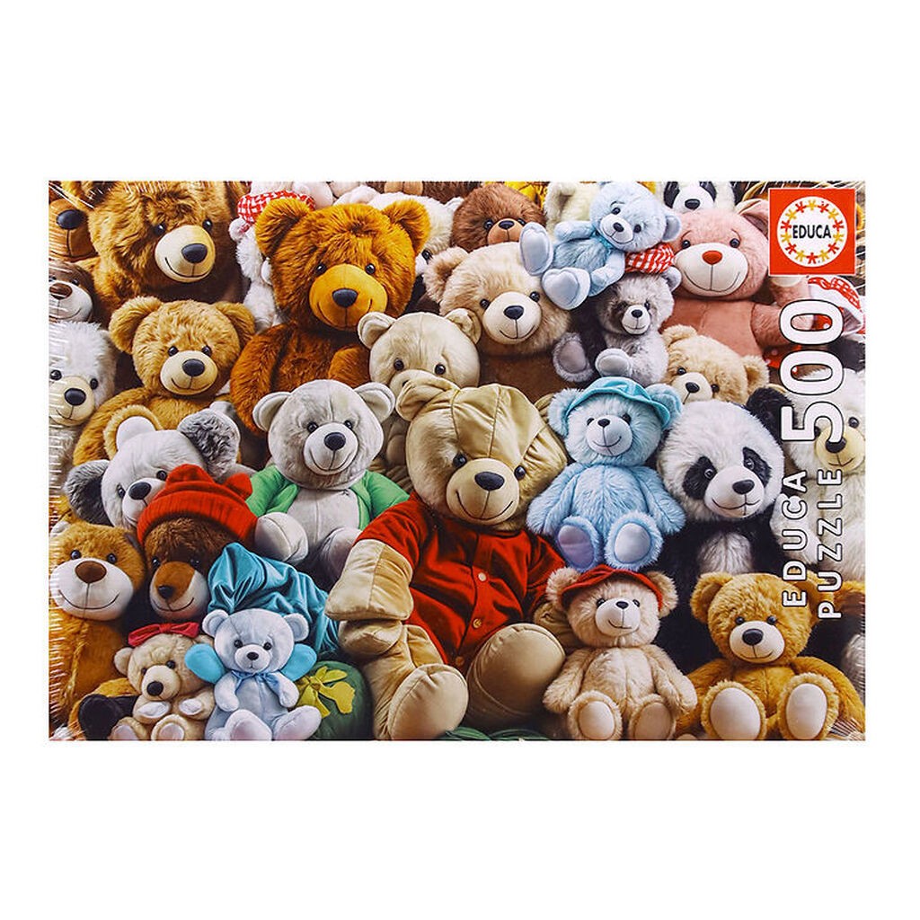 Educa Puslespil - 500 Brikker - Teddy Bears