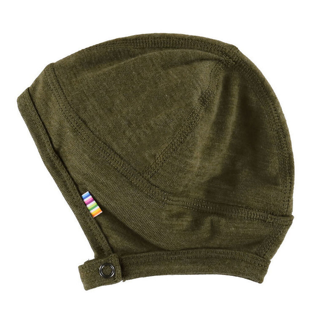 Joha Babyhjelm - Uld - 2-lags - Mos Grøn