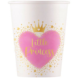 Decorata Party Papkrus - 8-pak - 200 ml - My Little Princess