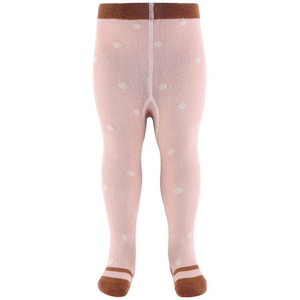 Hust and Claire Strømpebukser - Frankie - Dusty Rose m. Prikker
