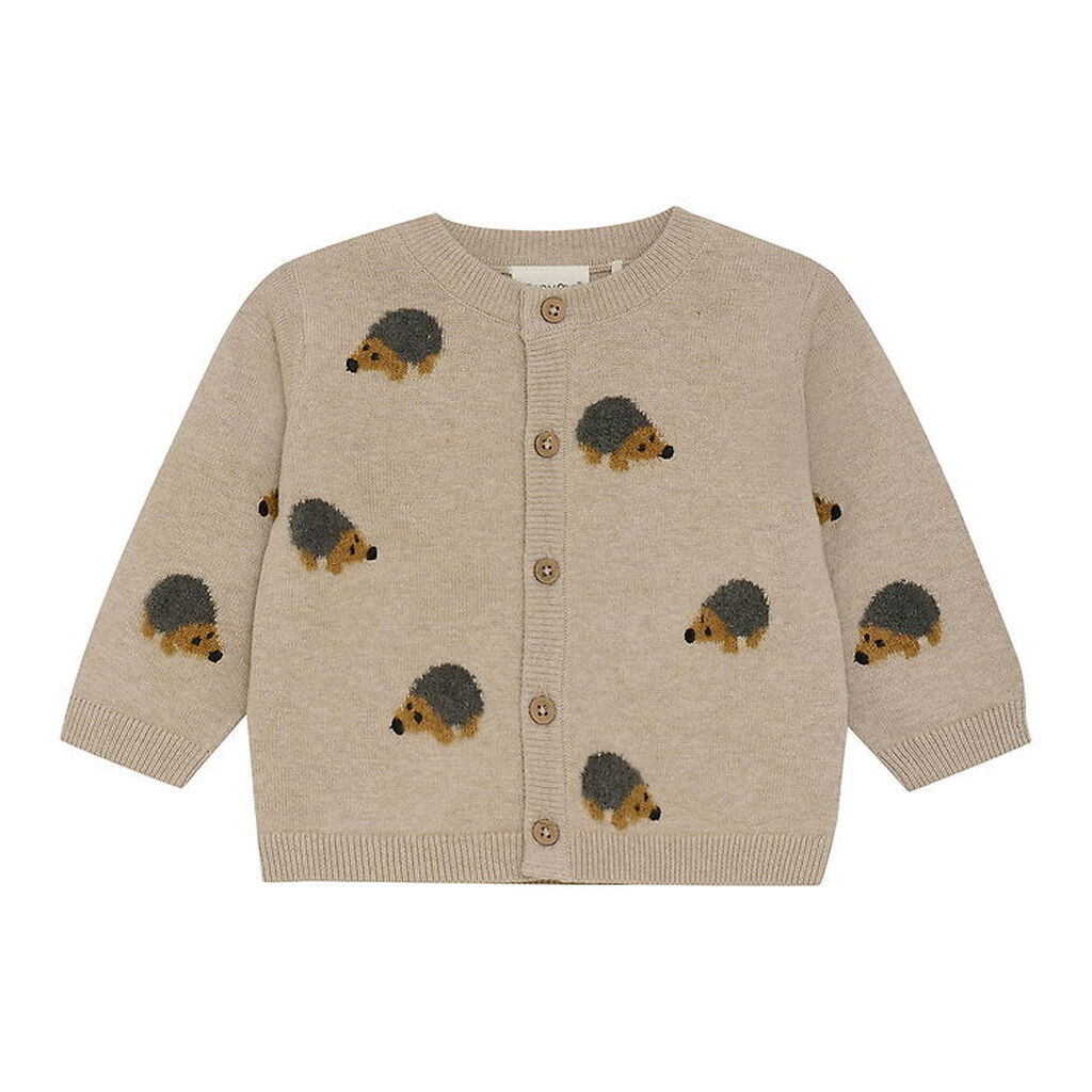 Minymo Cardigan Knit - Beige Melange