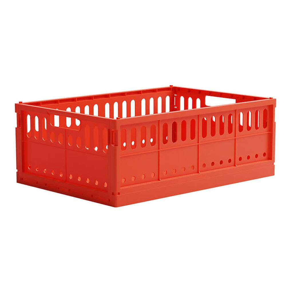 Made Crate Foldekasse - Maxi - 48x33x17,5 cm - So Bright Red